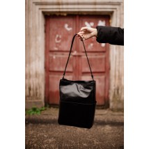 Handmade leather bag Bagster (SB1BLKA)