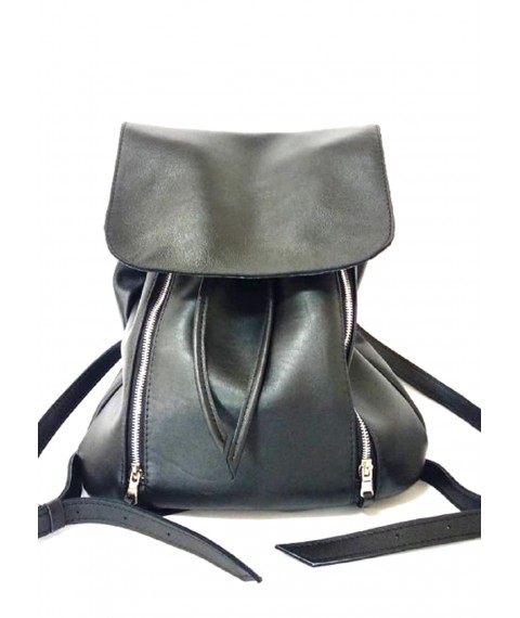 Handmade leather Bagster backpack (ROCKBP1BL)