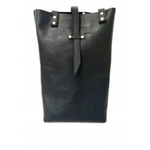 Handmade leather bag Bagster (VBSHPBAG1BL)