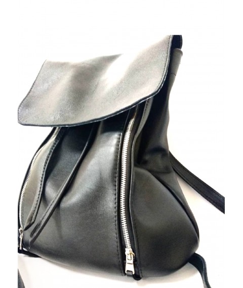 Backpack handmade leather Bagster (ROCKBP1BL)