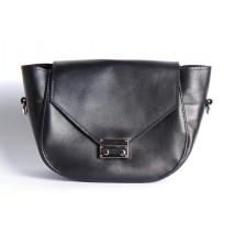 Handmade leather bag Bagster (SMLFRL1BL)