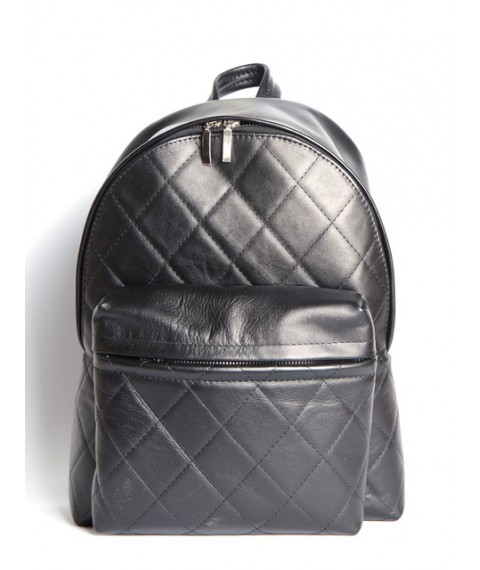 Bagster backpack from handmade genuine leather (STEG1BL1)