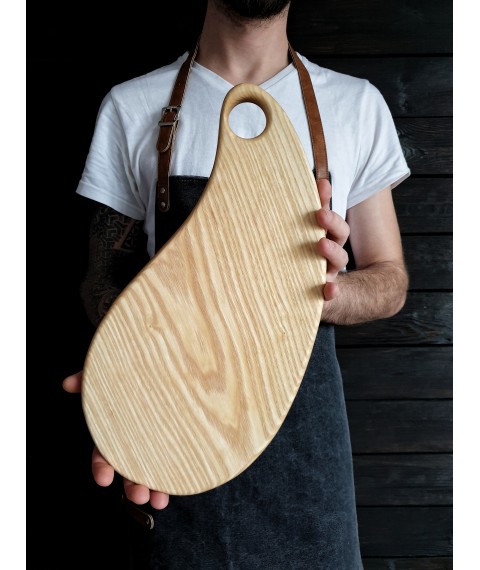 Wooden cutting board for kitchen ash wood cookware charcuterie board
