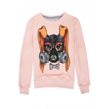 Das weibliche Sweatshirt der Farbe des Puders &quot;Lola Bunny&quot;