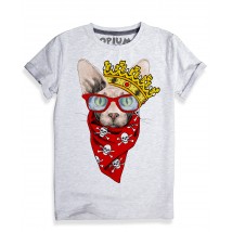 Der Kinder-T-Shirt Cat king
