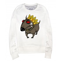 Das weibliche Sweatshirt King Bull terrier