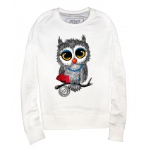 Das weibliche Sweatshirt GLAMOROUS OWL