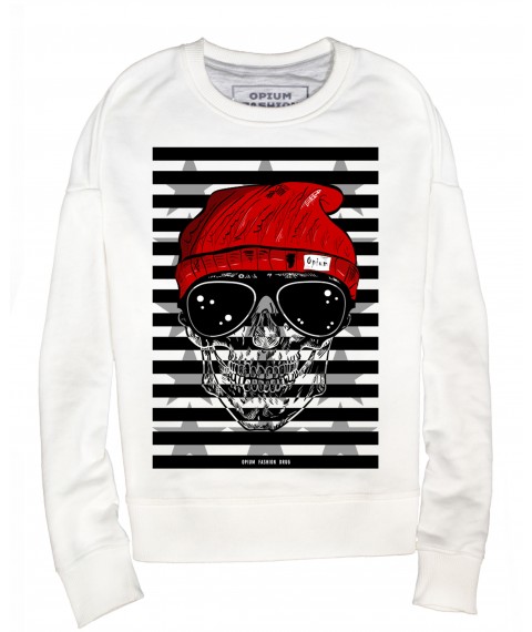 Das weibliche Sweatshirt SKULL SHAPE