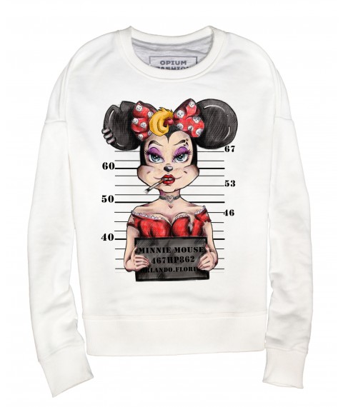 Women's Minnie Mouse Wanted sweatshirt