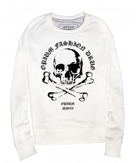 Das weibliche Sweatshirt Opium Skull