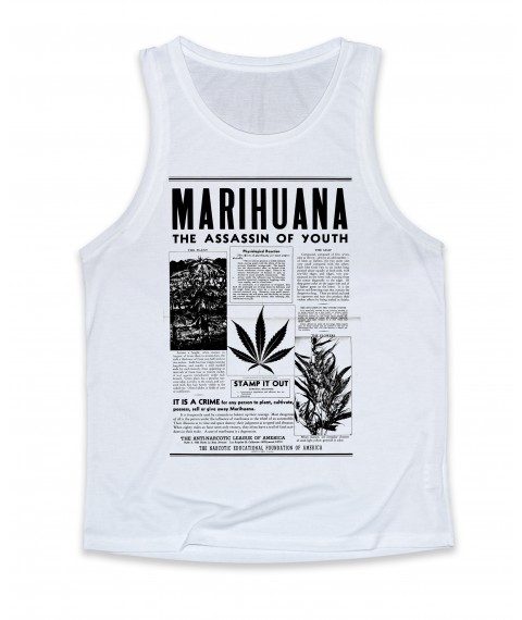 Undershirt men's Marihuana