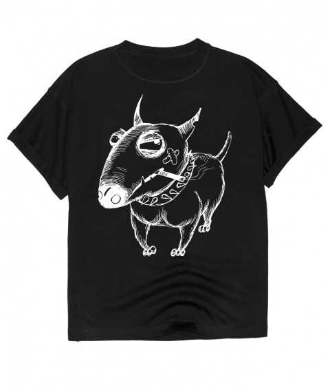 Оверсайз das T-Shirt &quot;Bull terrier&quot;
