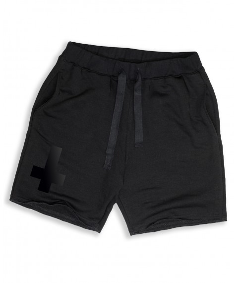 Men's black Cross shorts