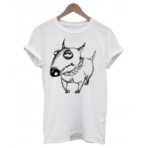 Женская футболка Bull terrier