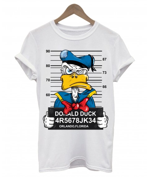 Das weibliche T-Shirt Donald