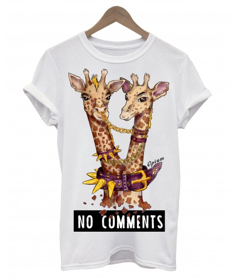 Das weibliche T-Shirt Giraffes