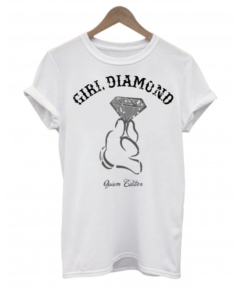 Жіноча футболка Girl Diamond