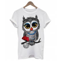 Das weibliche T-Shirt Glamorous owl