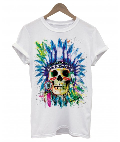 Women's Indian Skull t-shirt