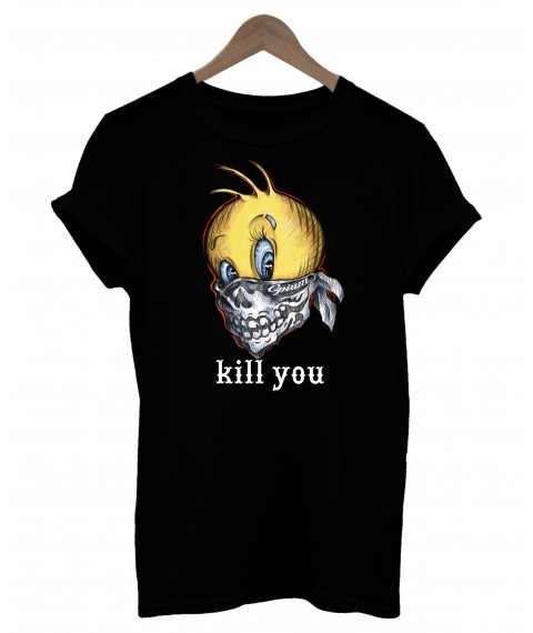 Чоловіча футболка Kill you black MMXV