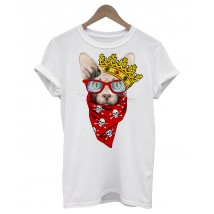 Das weibliche T-Shirt King Cat