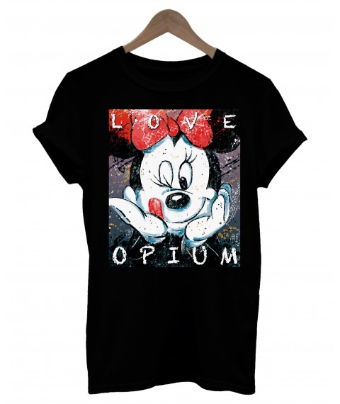 Das weibliche T-Shirt Love Opium Black