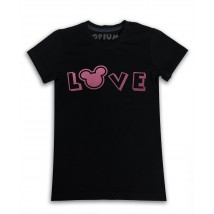 Der Kinder-T-Shirt Love Pink