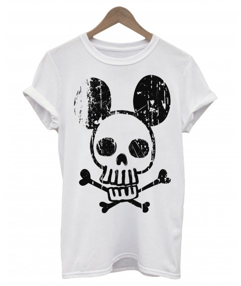 Women's OPIUM Skull Mickey t-shirt
