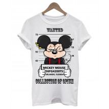 Das weibliche T-Shirt Mickey Wanted