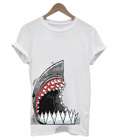 Das weibliche T-Shirt Shark