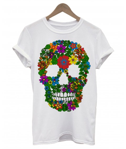 Men's Skull Flouer MMXV t-shirt