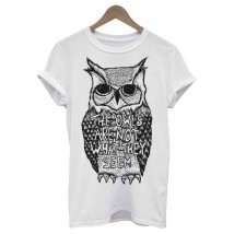 Das weibliche T-Shirt The Owls
