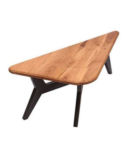 Solovero Levy triangular coffee table in vintage oak