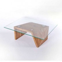 Solovero Konf glass coffee table