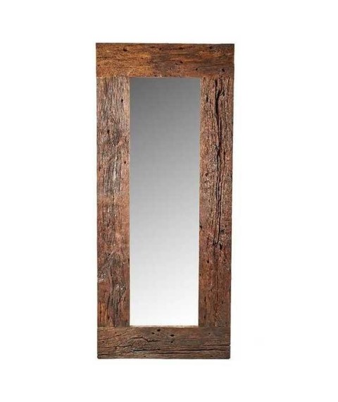 Mirror Solovero Midas 210x900x3 cm from vintage oak
