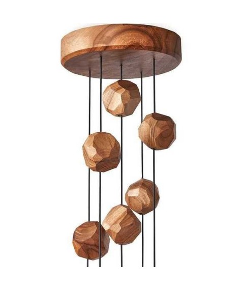 Solovero Tumi wooden pendant lamp