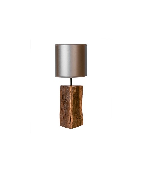 Table lamp Solovero Moka 190x190x500 from vintage wood