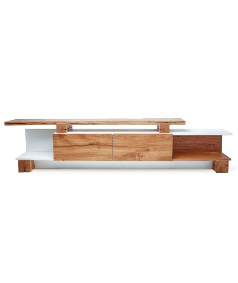 Wooden TV cabinet Solovero Largo 240x52x37 cm