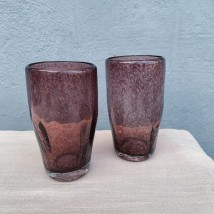 Pflaumenglas aus gehärtetem Glas