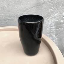Schwarzes Glas aus gehärtetem Glas