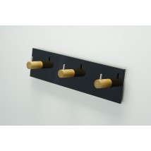 Wall Mounted Coat Rack With Hooks L-3GB, Sklo+Glas