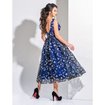 Платье женское тёмно-синее вечернее Modna KAZKA MKENG2182