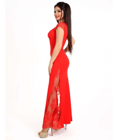 Платье женское красное вечернее Modna KAZKA MKENG2180