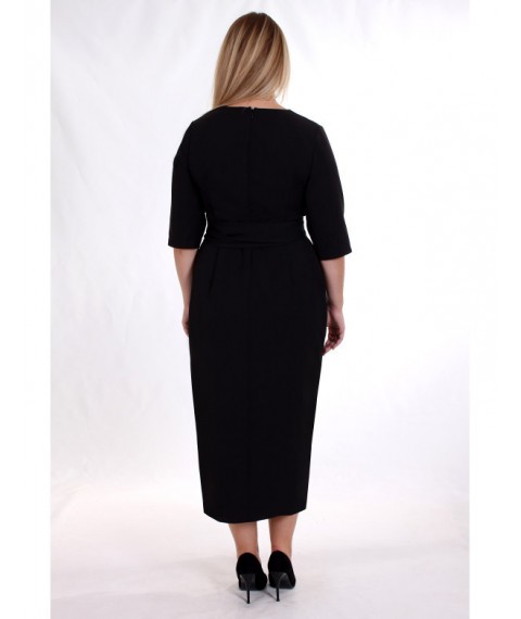 Платье женское чёрное вечернее Modna KAZKA MKENG2142-1
