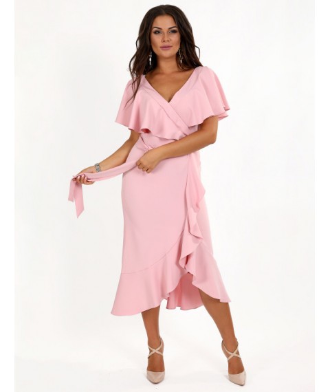 Платье женское розовое вечернее Modna KAZKA MKENG3080 А