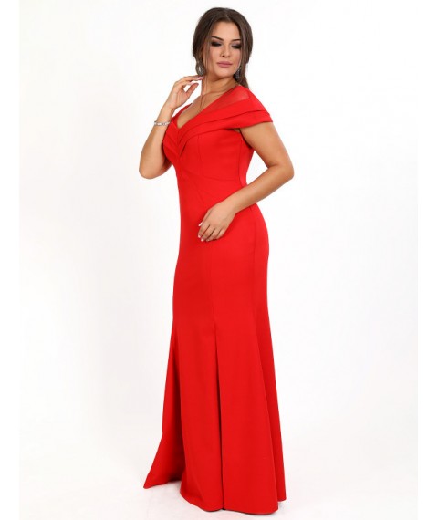 Платье женское красное вечернее Modna KAZKA MKENG3088 50