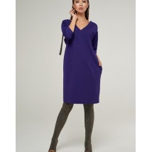 Платье-туника женское в стиле бохо фиолетовое Modna KAZKA MKSH2242-1 44