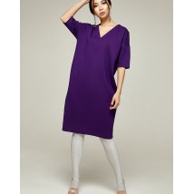 Платье-туника женское в стиле бохо фиолетовое Modna KAZKA Адель MKSH2242-1