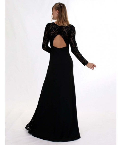 Платье женское чёрное вечернее Modna KAZKA MKENG2161