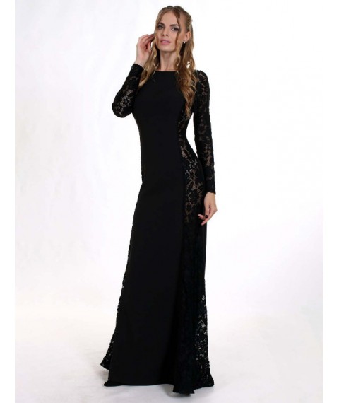 Платье женское чёрное вечернее Modna KAZKA MKENG2161